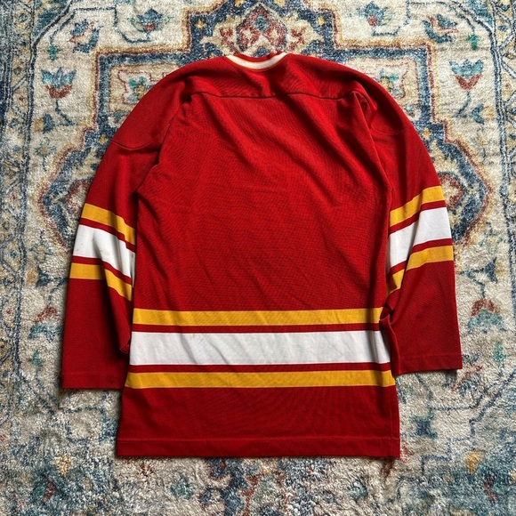 Vintage 80s NHL Calgary Flames Hockey Jersey Medium - Picture 2 of 13